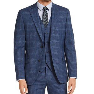 Alfani Suit Jacket 38S Navy Blue